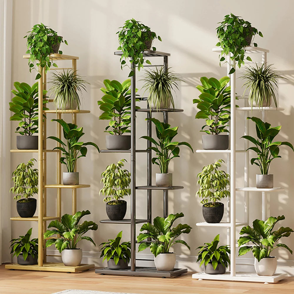 8-Tier Rolling Plant Stand