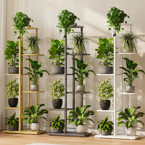 8-Tier Rolling Plant Stand