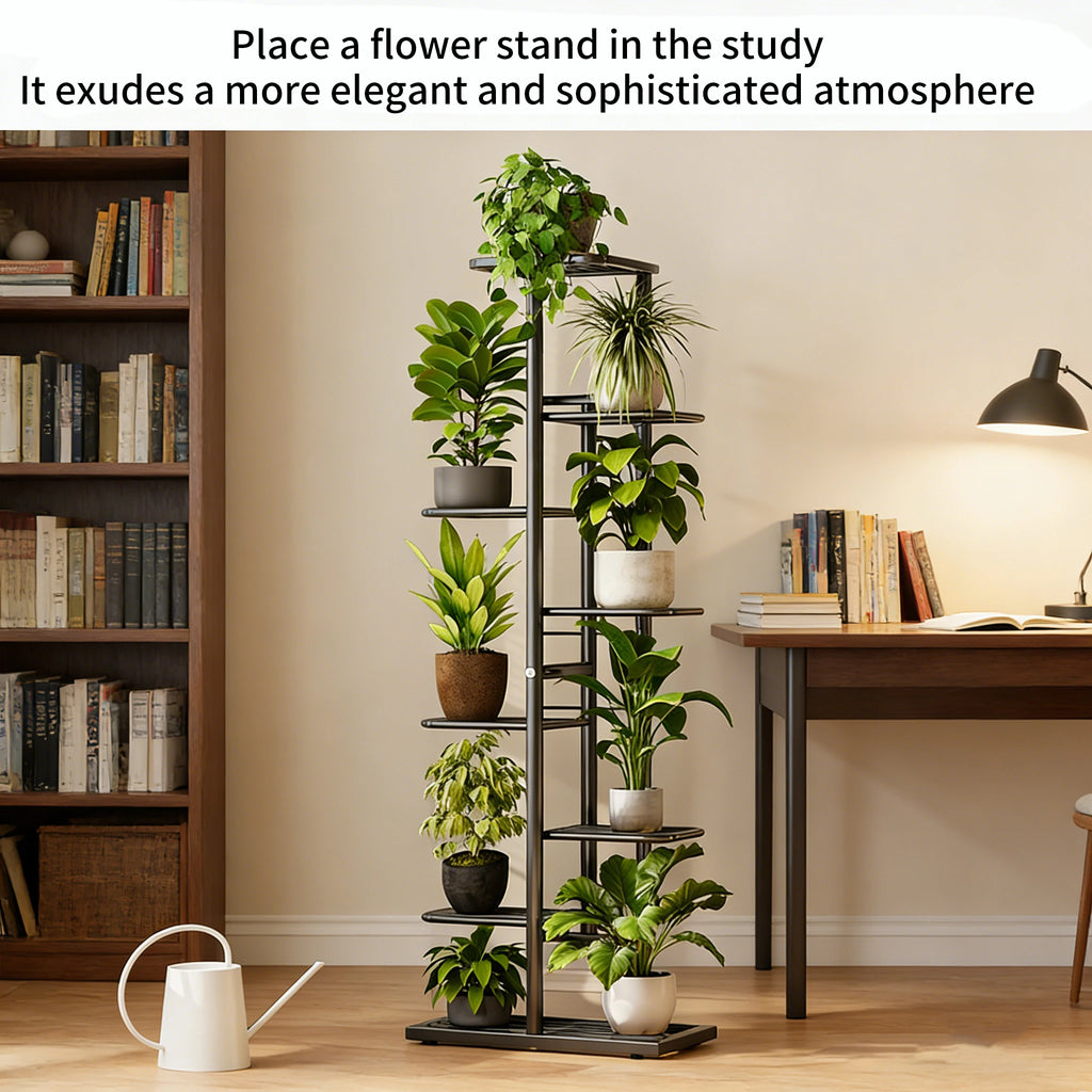 8-Tier Rolling Plant Stand