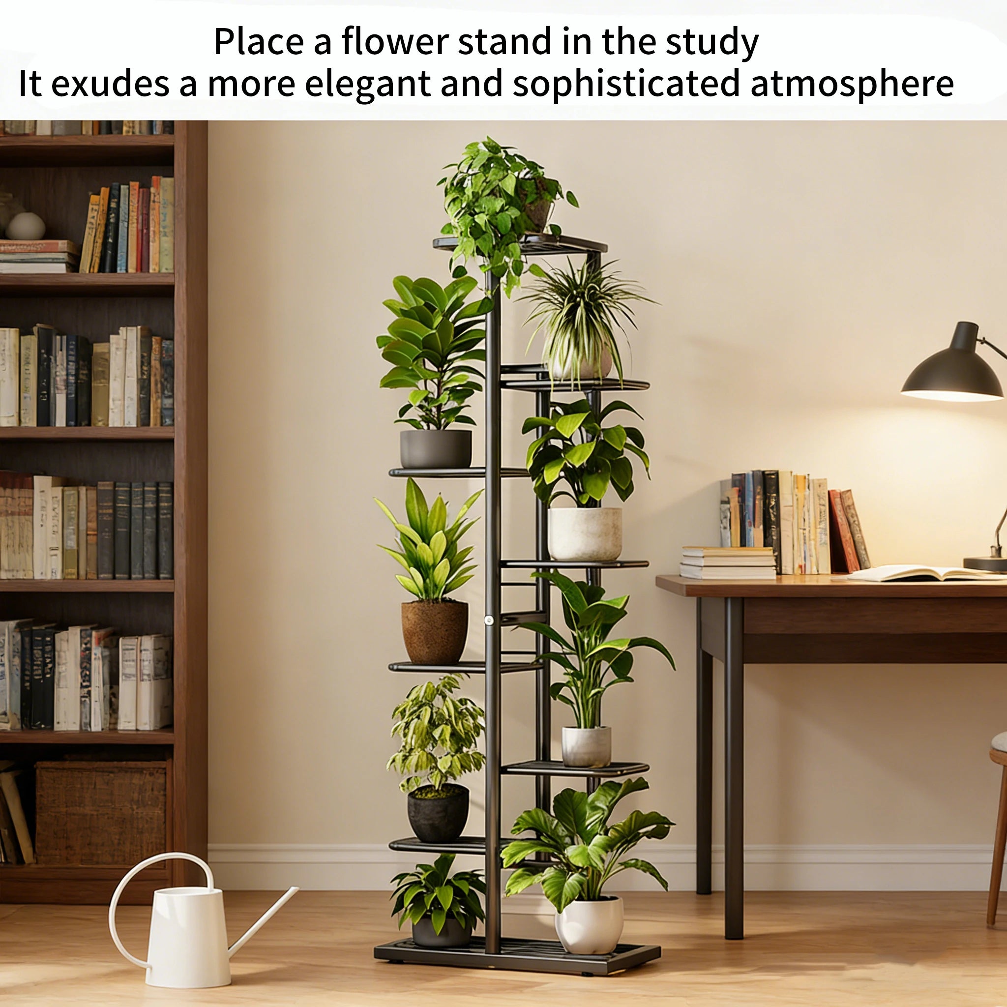 8-Tier Rolling Plant Stand
