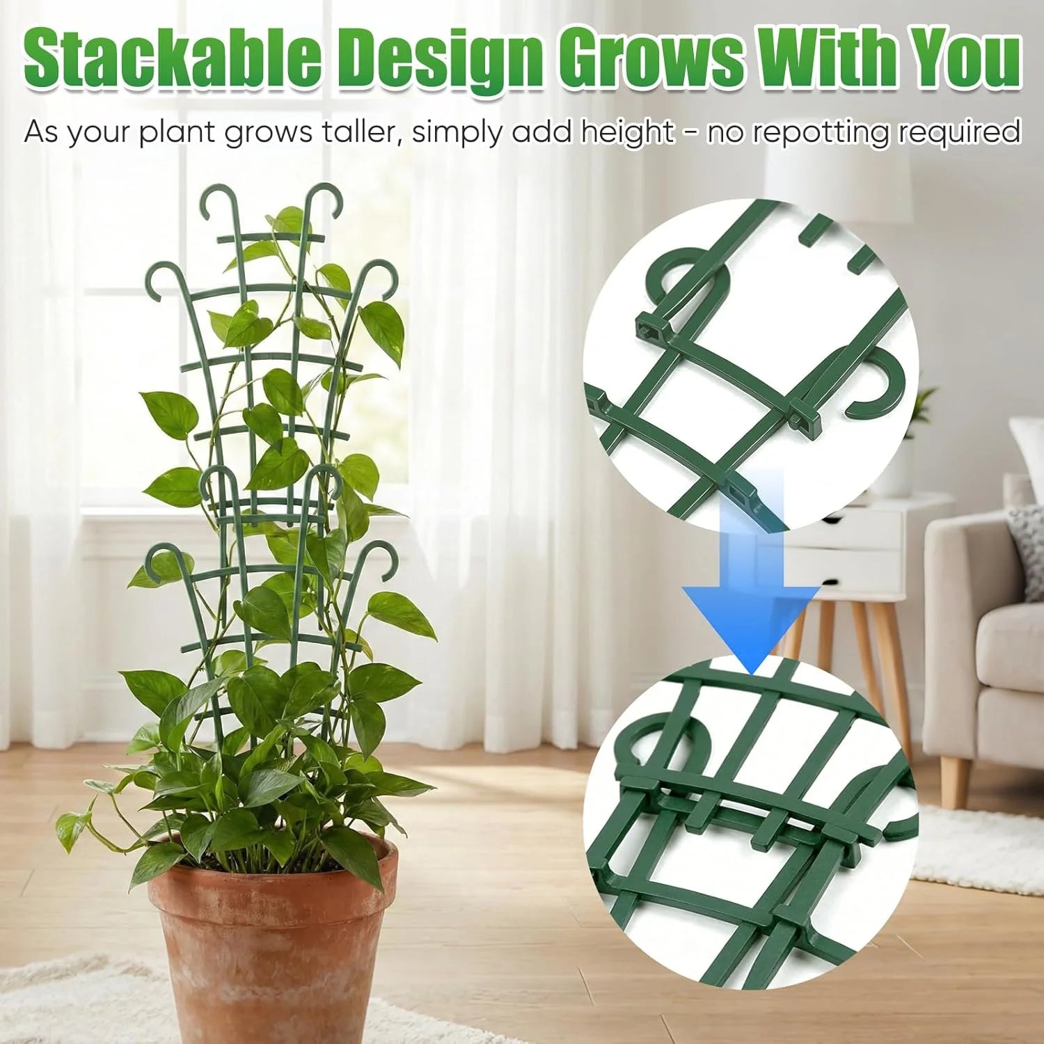Stackable Garden Climbing Trellis