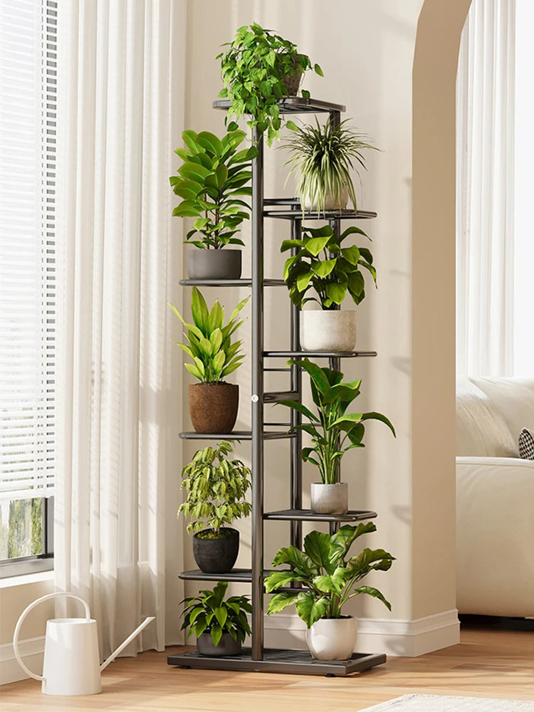 8-Tier Rolling Plant Stand