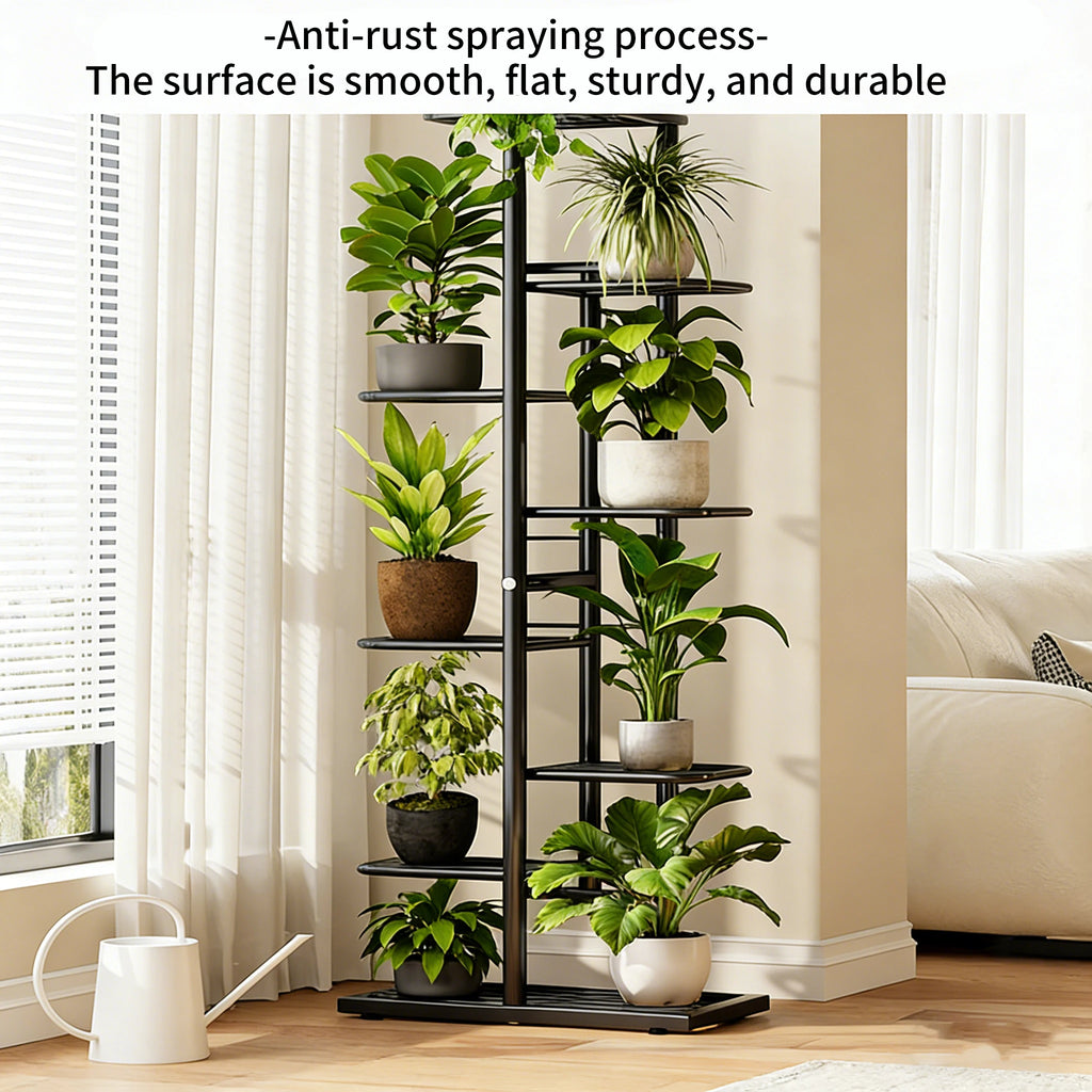 8-Tier Rolling Plant Stand