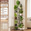 8-Tier Rolling Plant Stand